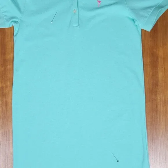 NWT J. Crew Mint Green Short Sleeve Polo T-shirt Dress - XXS - Picture 11 of 13